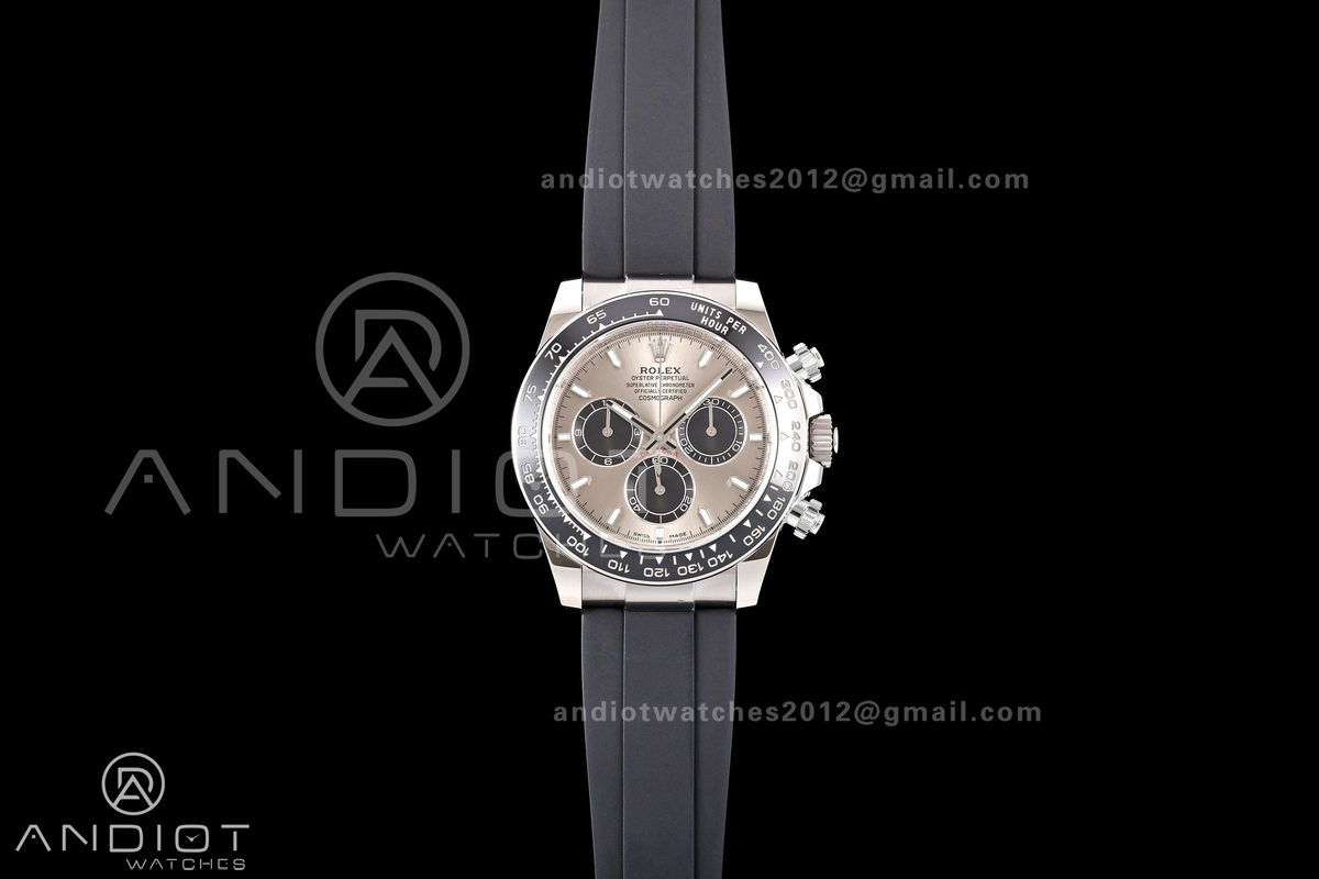 Daytona 126519 ERF Best Edition Gray/Black Dial on Oysterflex Strap JH4131 (Free Sprung)